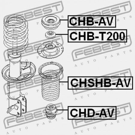 Febest Shock Absorber For Chevrolet Aveo 2004-2006