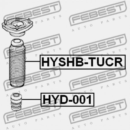 Febest Amortizor De Șocuri Pentru Hyundai Tucson