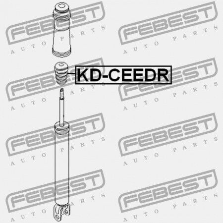 Febest Αμορτισέρ για Kia Ceed