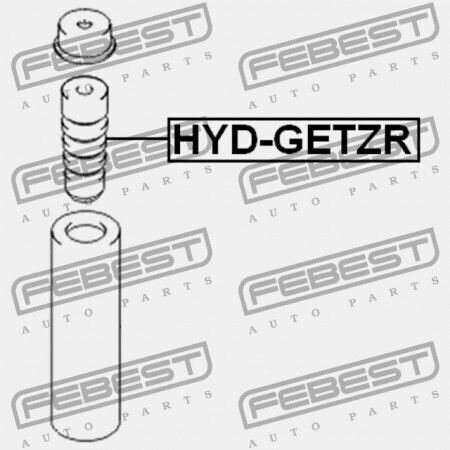 Febest Αμορτισέρ για Hyundai Getz