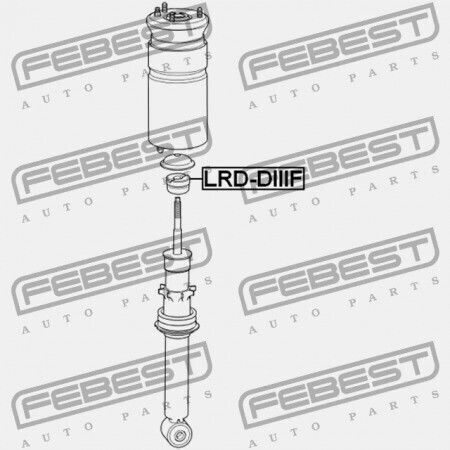 Febest Αμορτισέρ Land Rover Discovery 2010-2016