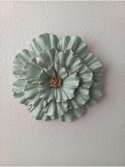 SteweHome Wanddekoration Handgefertigt Grüne 25x25cm