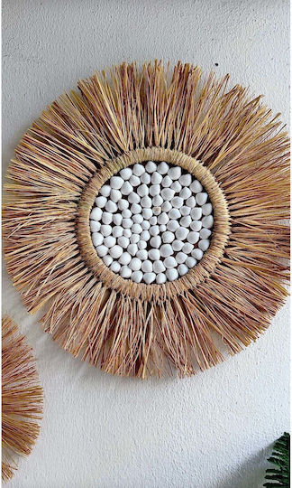 SteweHome Handmade Wall Decor White 40x40cm 2 Pieces