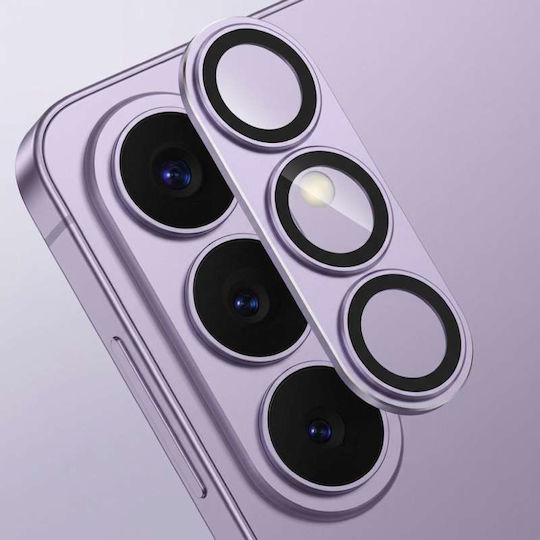 Ar+af Full Camera Protection Metal Frame Purple for Samsung Galaxy S26