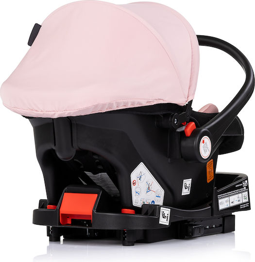 Chipolino Amore Καθισματάκι Αυτοκινήτου i-Size με Isofix Pink Powder