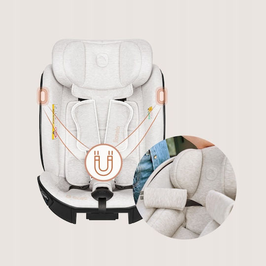 Lionelo Moxie Next Καθισματάκι Αυτοκινήτου i-Size με Isofix Beige Sand