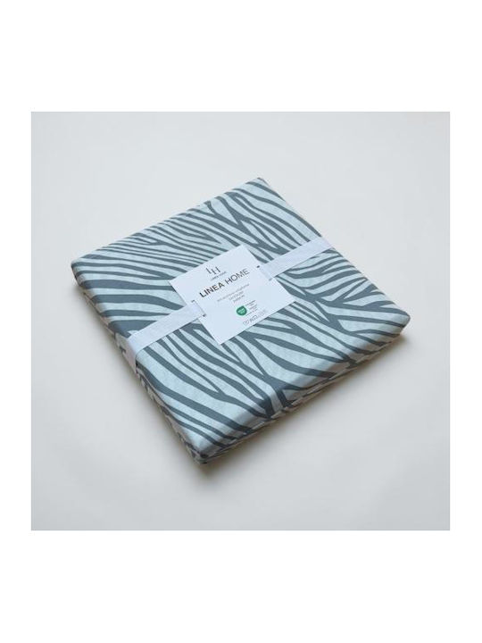 Linea Home Double Duvet Cover 200x240 Petrol Blue