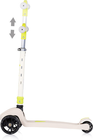 Chipolino Kids Foldable Scooter Moxie 3-Wheel White