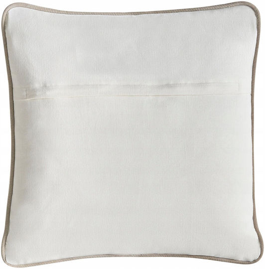 Beliani Sofa Cushion Sindora Made Of 100% Cotton White 45x45cm