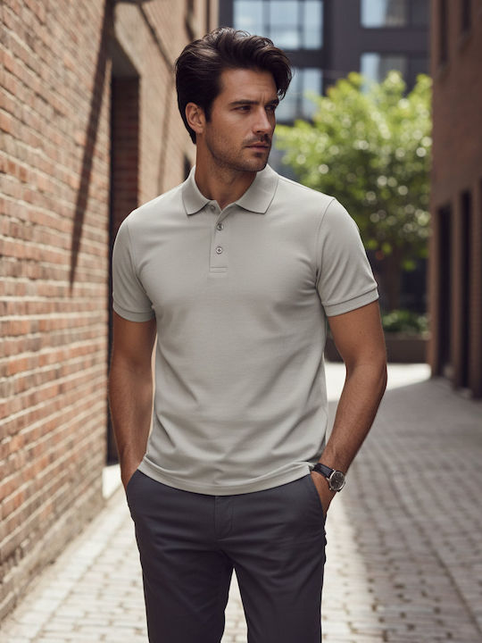 Tee Jays Luxury Stretch Men's Promotional Short Sleeve T-Shirt Cement