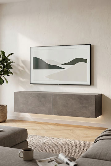 TV-Ständer Blau M120xP32xH30cm