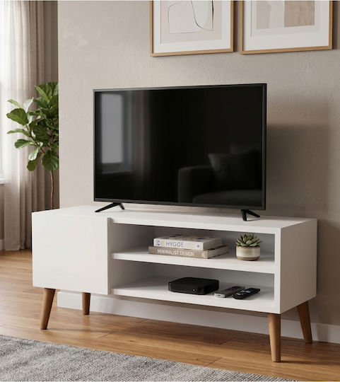 TV-Ständer Weiß M90xP30xH40cm