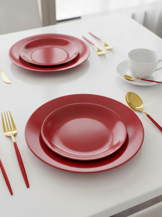 Set de tacâmuri din oțel inoxidabil Aurii 24 buc