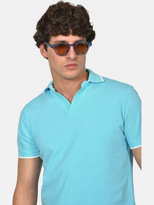 Polo Men's Blouse Turquoise