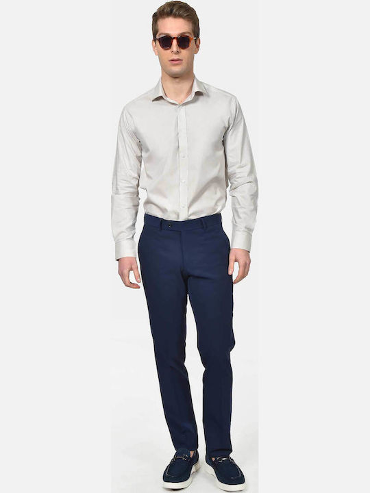 Men's Trousers Elastic Beige