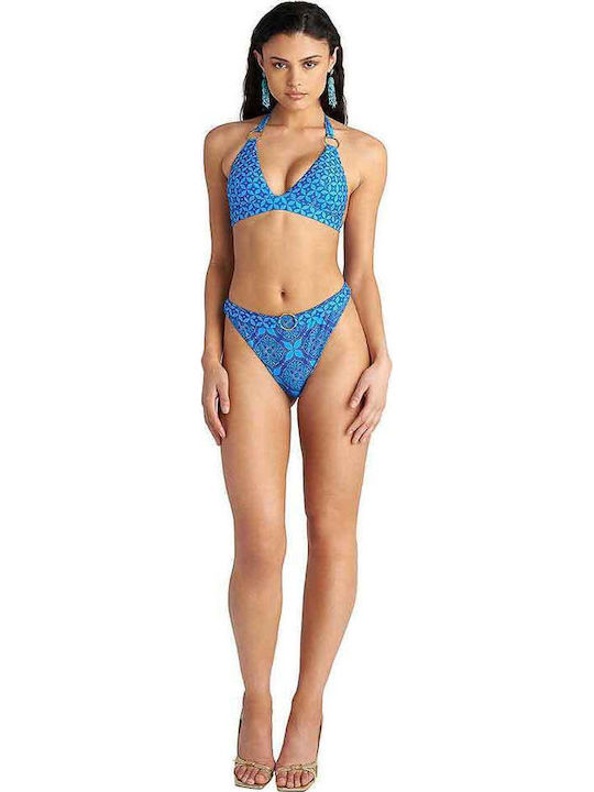 Bikini Oberteile D Becher Mit Polsterung Blau