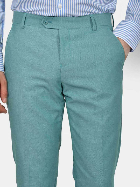 Men's Suit with Slim Fit Green