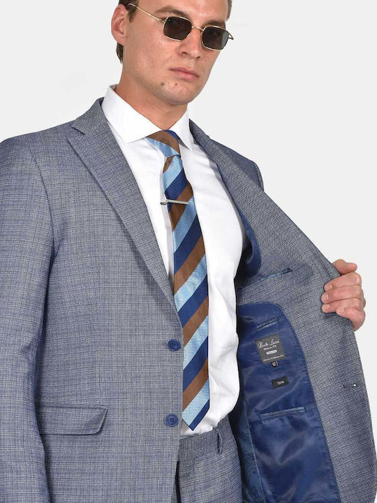 Herrenanzug mit Schlanke Passform Blau
