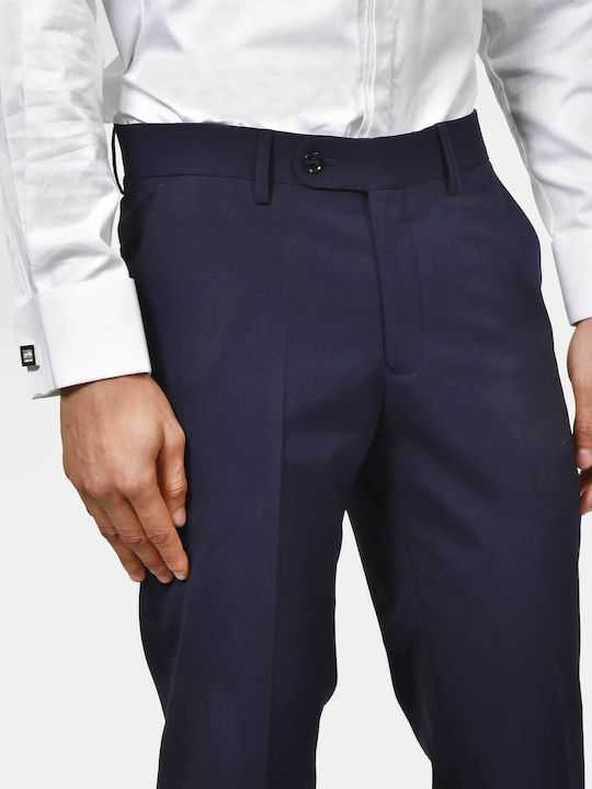 Winter Men's Suit with Regular Fit Blue