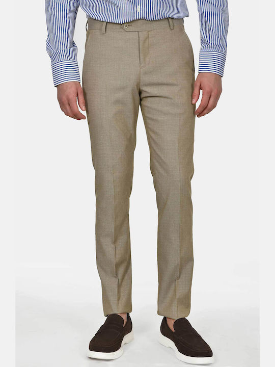 Herrenanzug mit Schlank Passform Camel