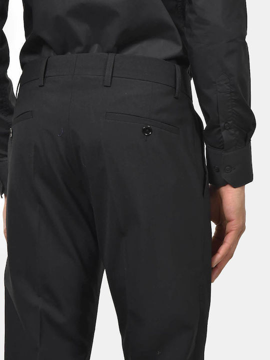 Winter Men's Suit with Regular Fit Black