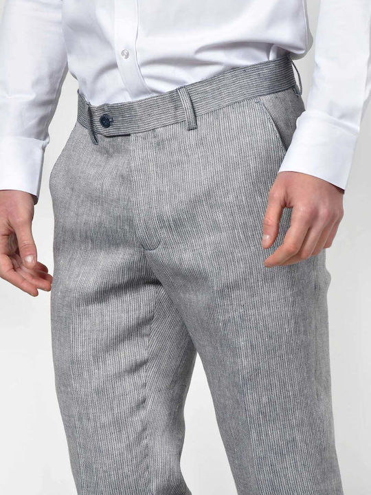 Summer Men's Suit with Regular Fit Blue