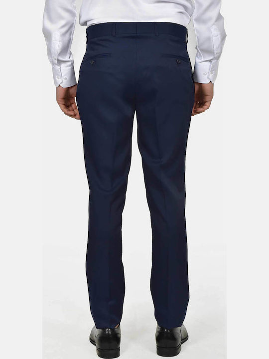 Men's Groom's Suit with Regular Fit Navy Blue