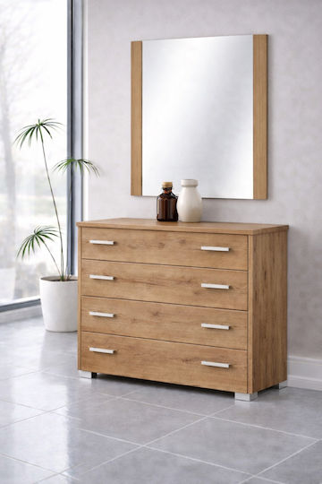 Kommode Schlafzimmer Holzschatten Walnuss 100x39x71cm