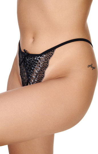 Килотки Автомобил Brazil Animal Print Тънки Връзки Черни