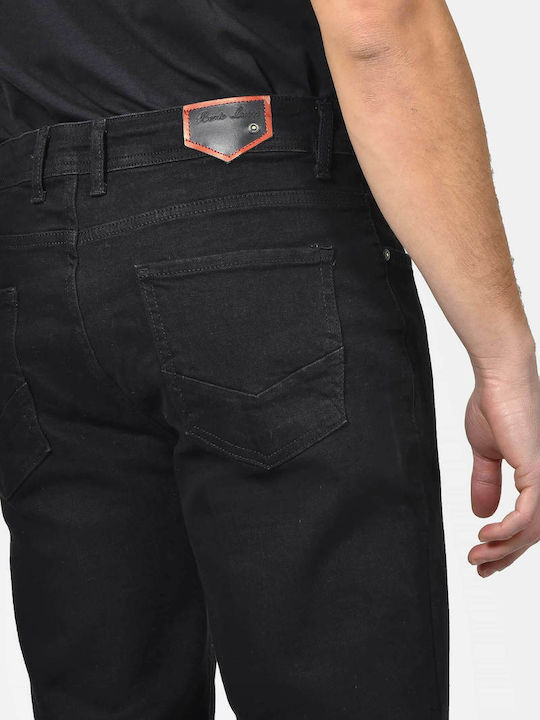 Herren Jeanshosen Elastisches Gekürztes Blau mit Relaxed Anwendung