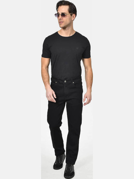 Herren Jeanshosen Elastisches Gekürztes Blau mit Relaxed Anwendung