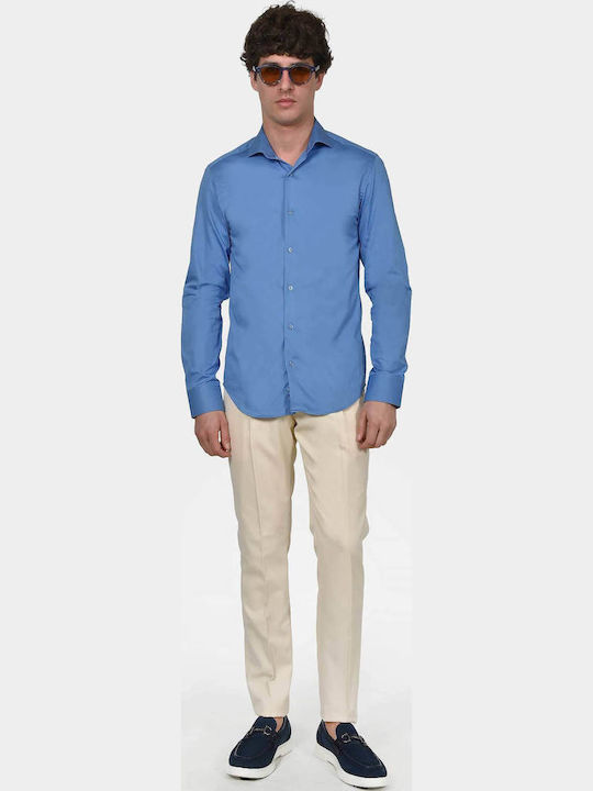 Long Sleeve Cotton Shirt in Regular Fit RaF