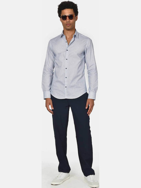 Long Sleeve Shirt in Regular Fit Light Blue