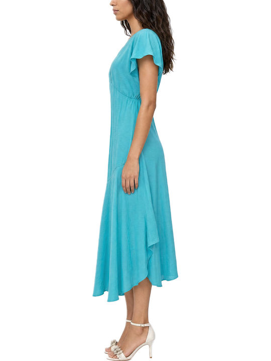 Summer Midi Dress Light Blue