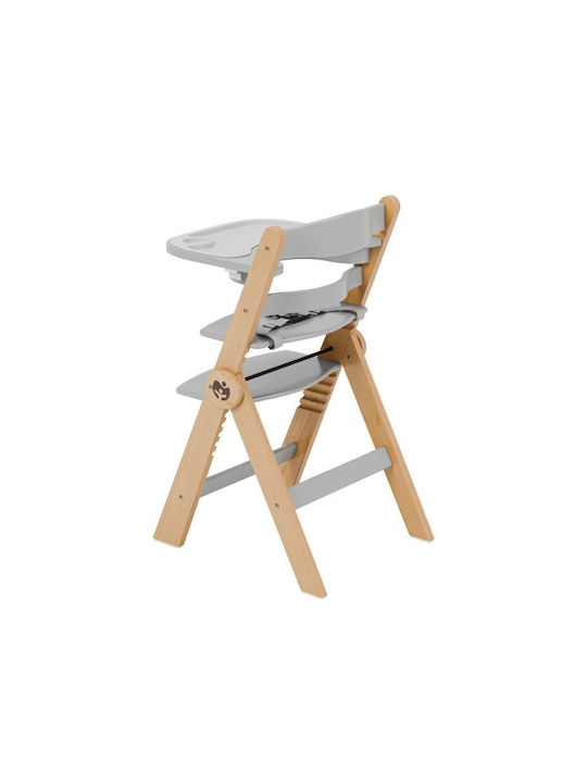 Tulano Foldable Baby Highchair 4 in 1 with Adjustable Height Grey