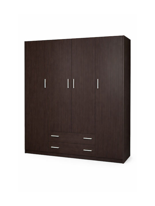 Dulap Patru uși Wenge 200x60x180cm