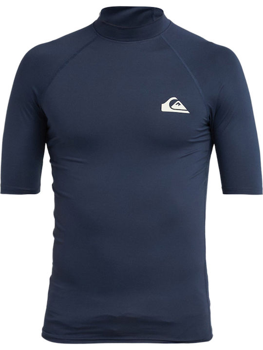 Quiksilver Everyday UPF 50 Men's Short Sleeve Sun Protection Shirt Blue