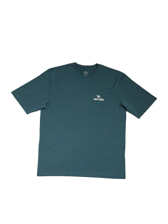 Rip Curl UPF 50 Men Short Sleeve Sun Protection Shirt Blue