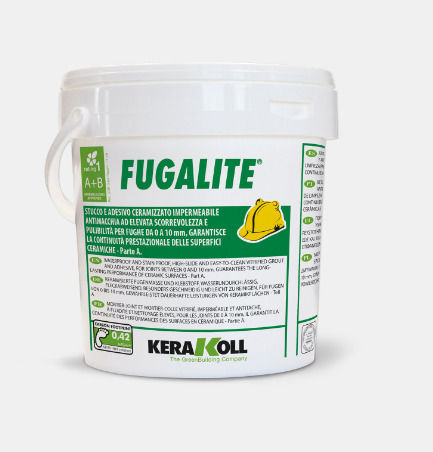 Kerakoll Fugalite Eco 0-10mm Tile Joint Filler Epoxy / Water / 2 Components / Flexible 05 Anthracite 3kg