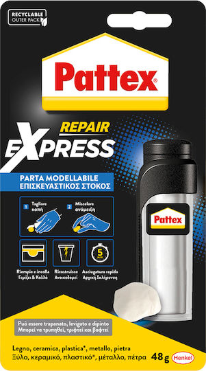 Pattex Reparatur Express Holzkitt Epoxy Acryl Wasser Weiß