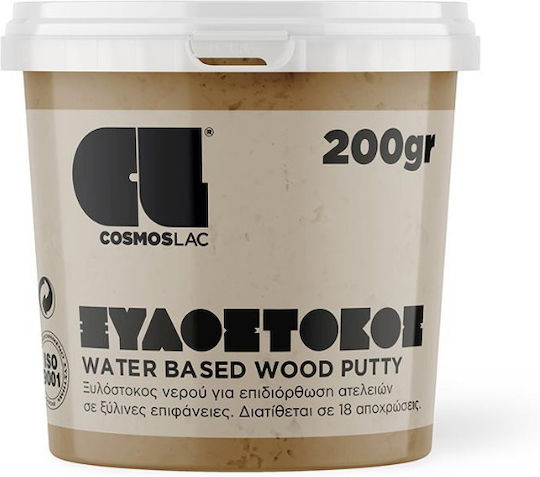Cosmos Lac Wood Putty Water / Acrylic Walnut 200gr