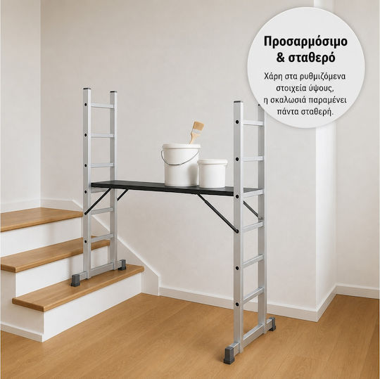 Walter Teleskopleitern Aluminium Doppelt Maximale Höhe 2.7m