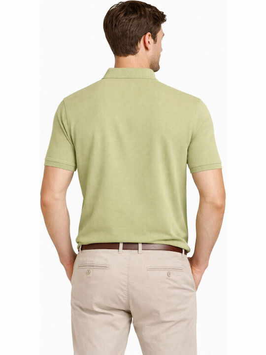 Polo Herrenbluse Kurzarm Olive