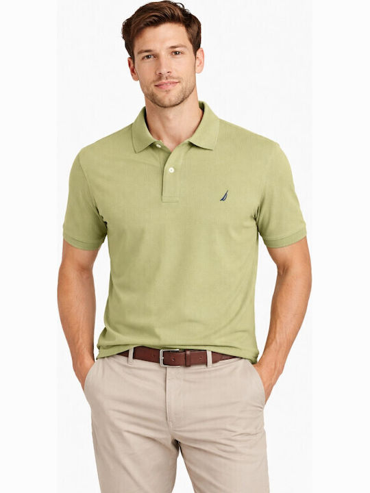 Polo Herrenbluse Kurzarm Olive