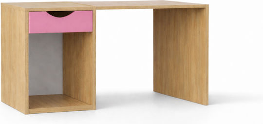 Παιδικό Γραφείο Ροζ 130x55x80cm