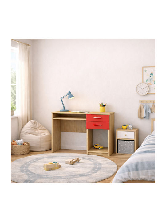 Kids Desk from Melamine Red 100x55x80cm