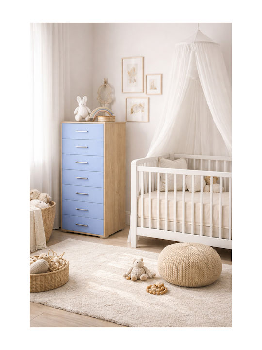 Kids Furniture Light Blue 60x45x123cm
