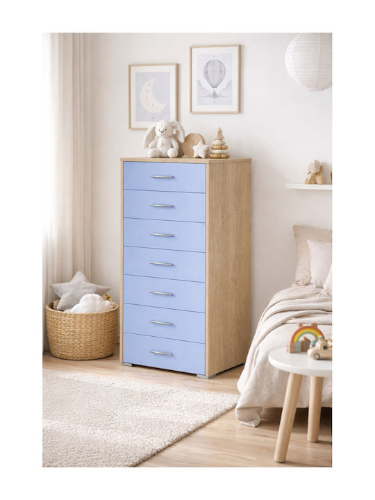 Kids Furniture Light Blue 60x45x123cm