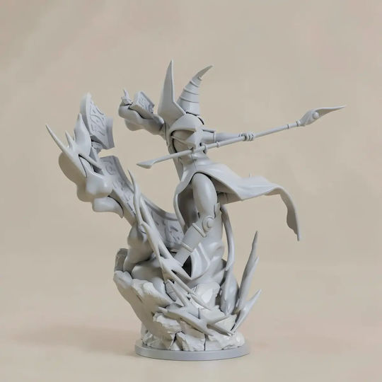 Небоядисана 3D Фигура Dark Magician Лилави 3D Модели За Печат Боядисване DIY Подарък Цветове 15,2 См 1:12