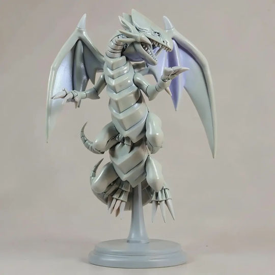 Άβαφη 3d Φιγούρα Blue Eye White Dragon Standalone Βάψιμο Diy Δώρο Χρώματα 30 Cm 1:6